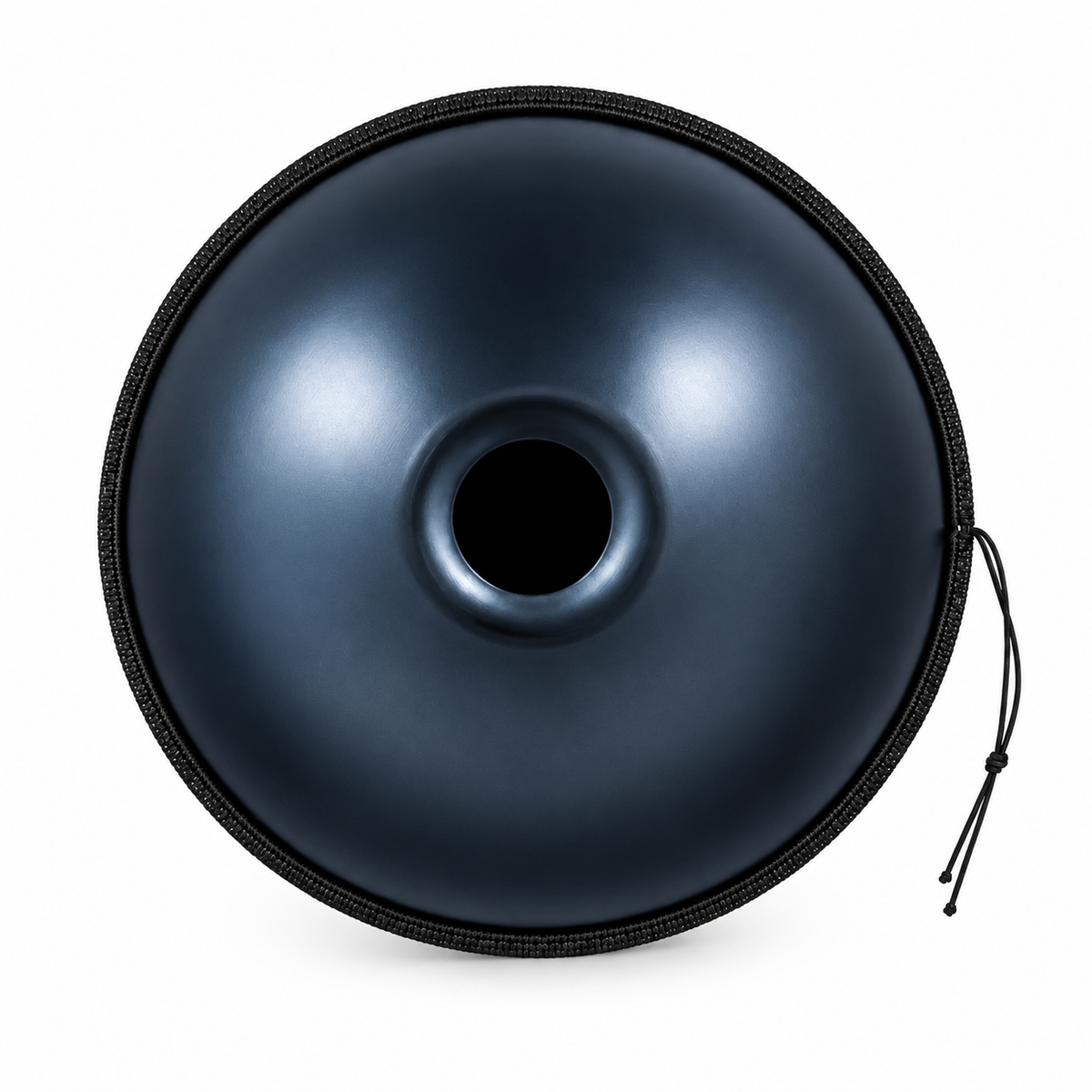 Abysse — Handpan Ré mineur D Kurd, bleu nuit 22 pouces