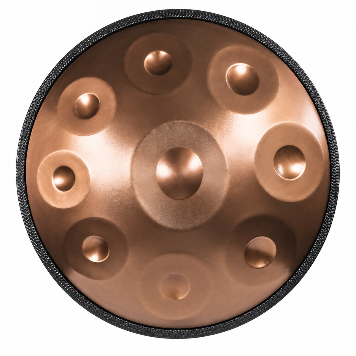 Sienne — Handpan Ré mineur D Kurd, bronze 22 pouces