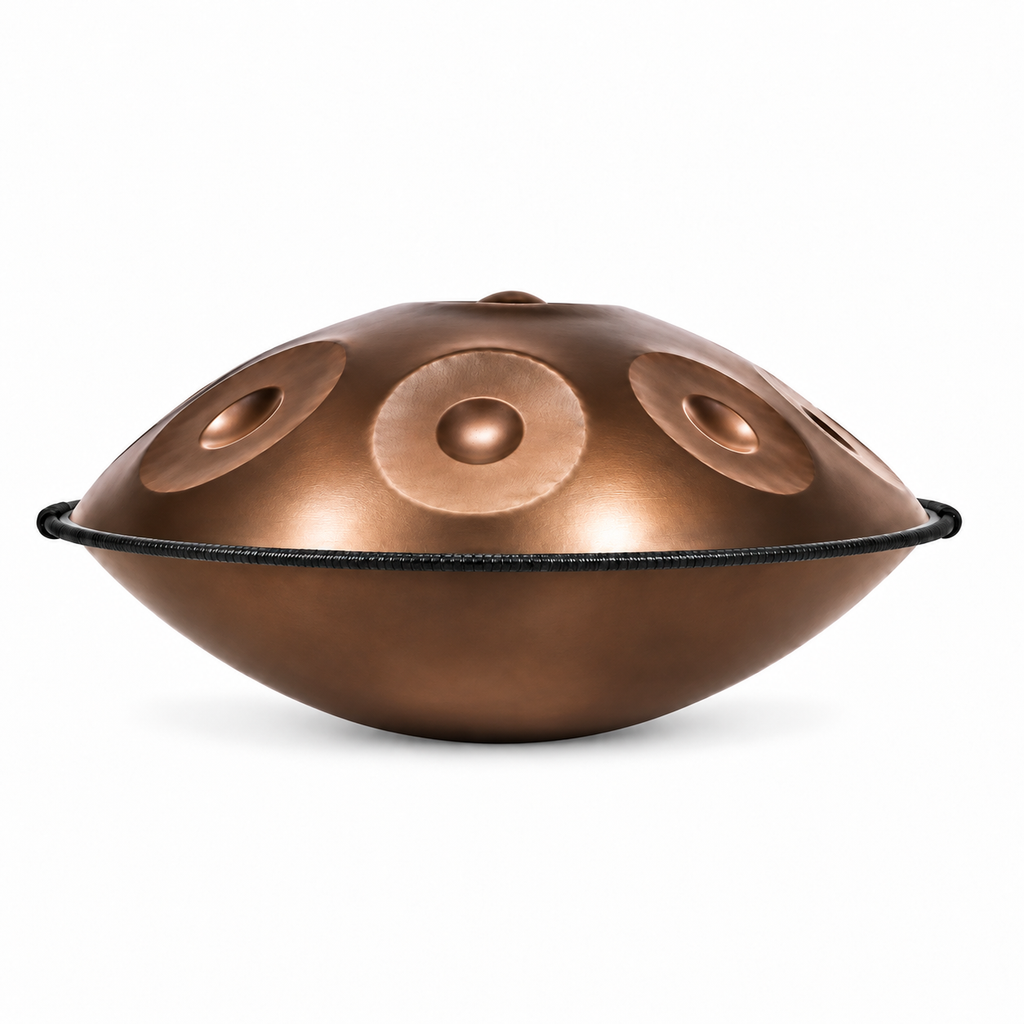 Sienne — Handpan Ré mineur D Kurd, bronze 22 pouces
