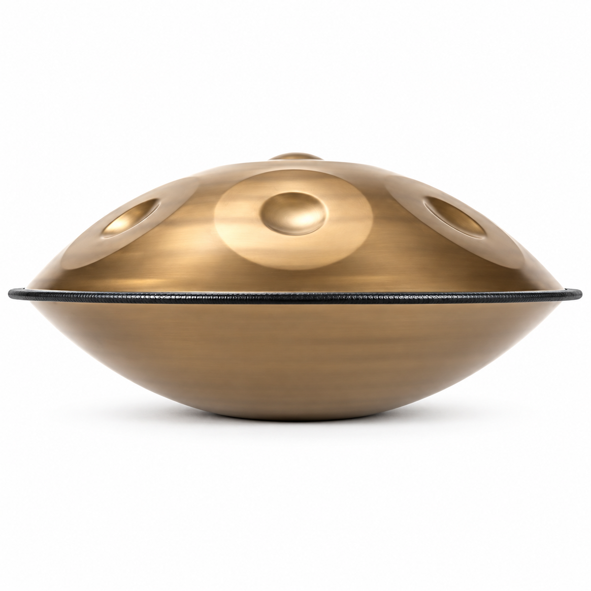 Zéphyr — Handpan Spiral Ré mineur D Kurd, or clair 22 pouces