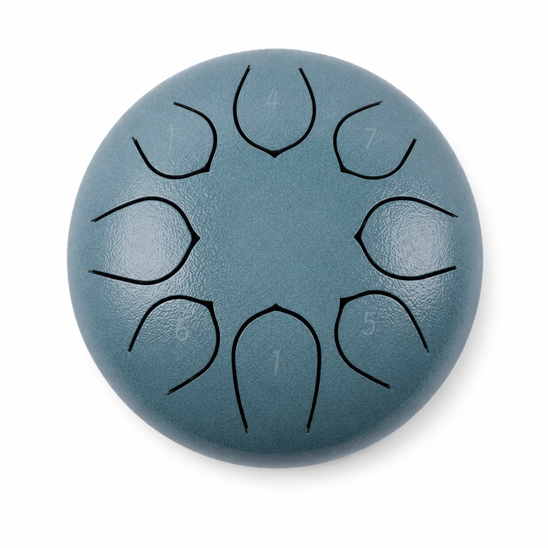 Mini Tongue Drum 6 notes — Acier 15 cm
