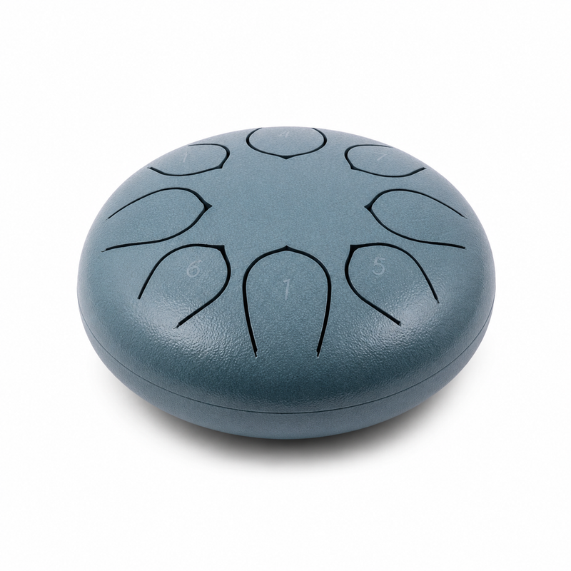 Mini Tongue Drum 6 notes — Acier 15 cm