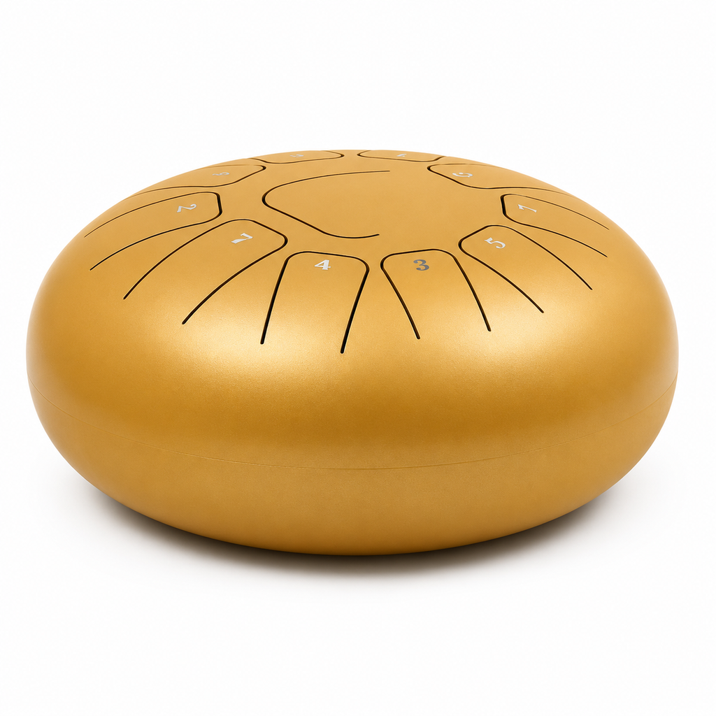 Tongue Drum 11 notes Do majeur — Acier 30 cm