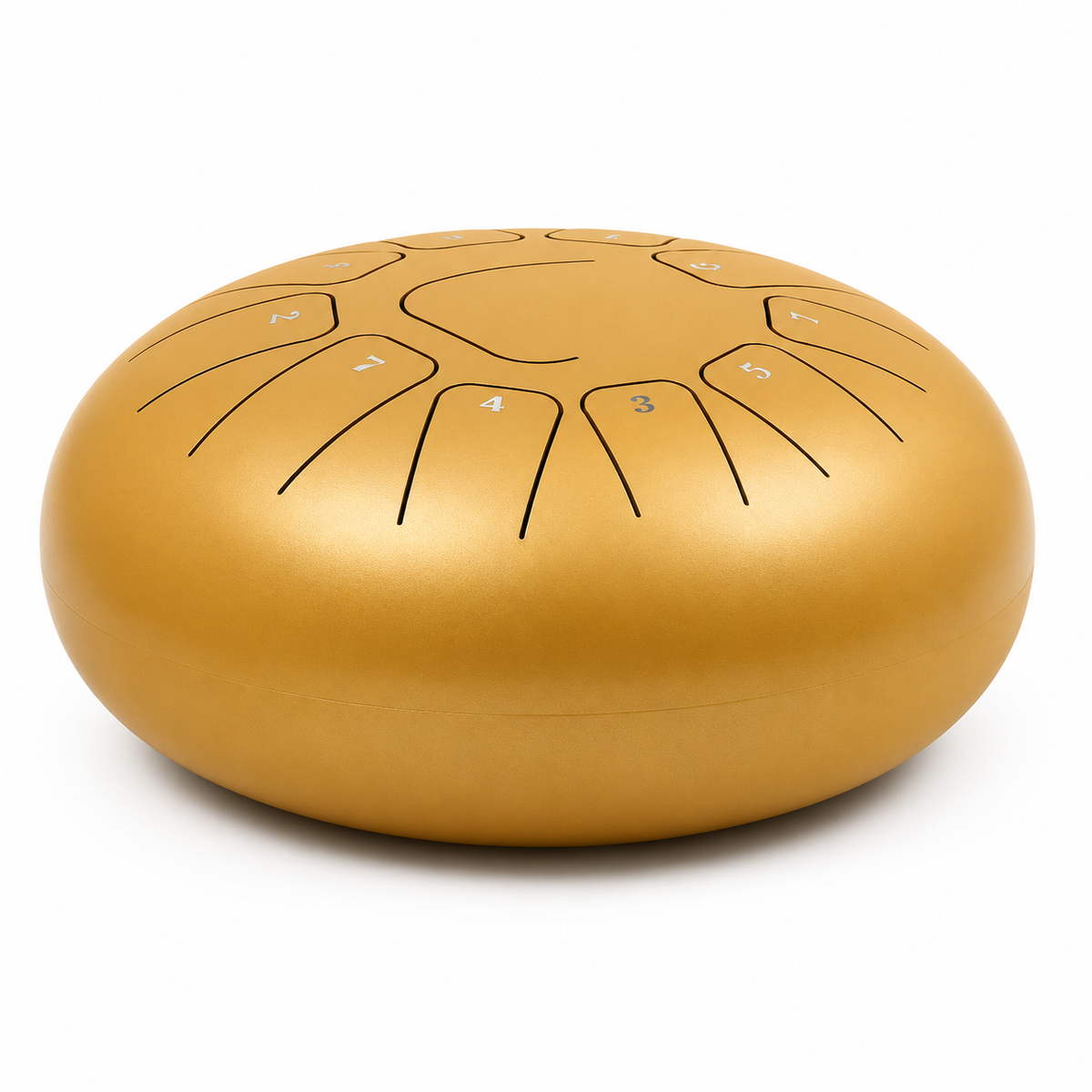 Tongue Drum 11 notes Do majeur — Acier 30 cm